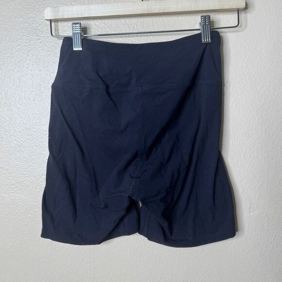 Gymshark Shorts Women's Small Black High Waisted Crossover Gym Active Wear - Picture 5 of 6